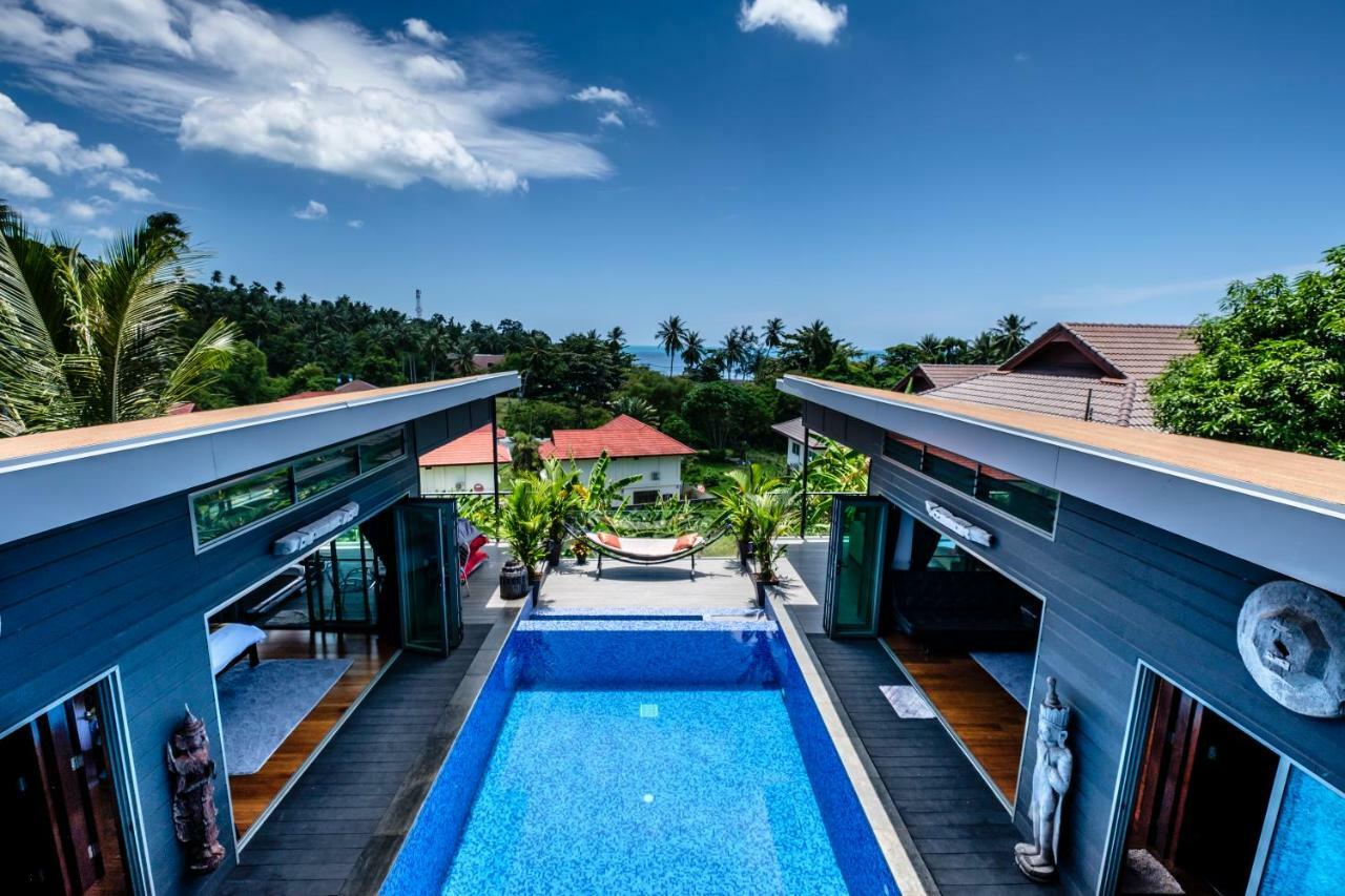 Stunning Villa With Ocean Views And Free Car Lamai Beach  Exterior photo