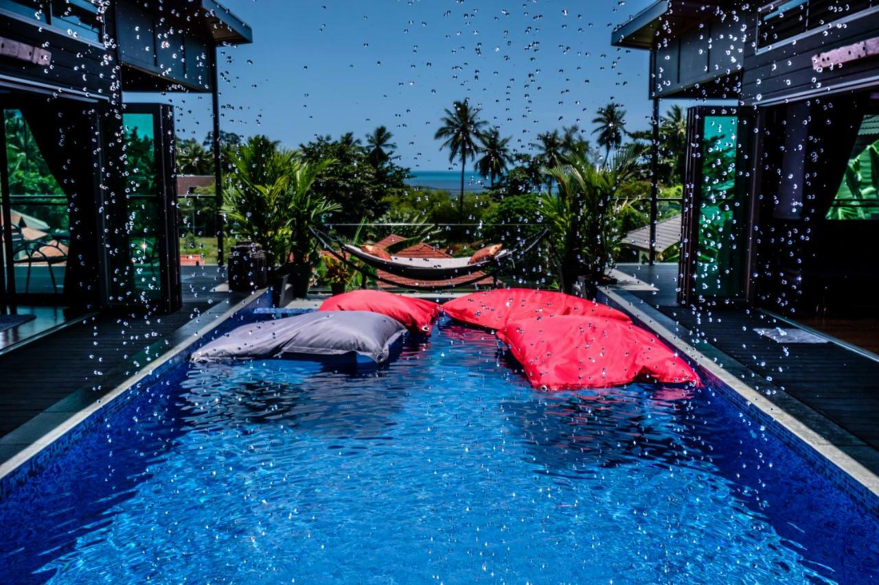 Stunning Villa With Ocean Views And Free Car Lamai Beach  Exterior photo