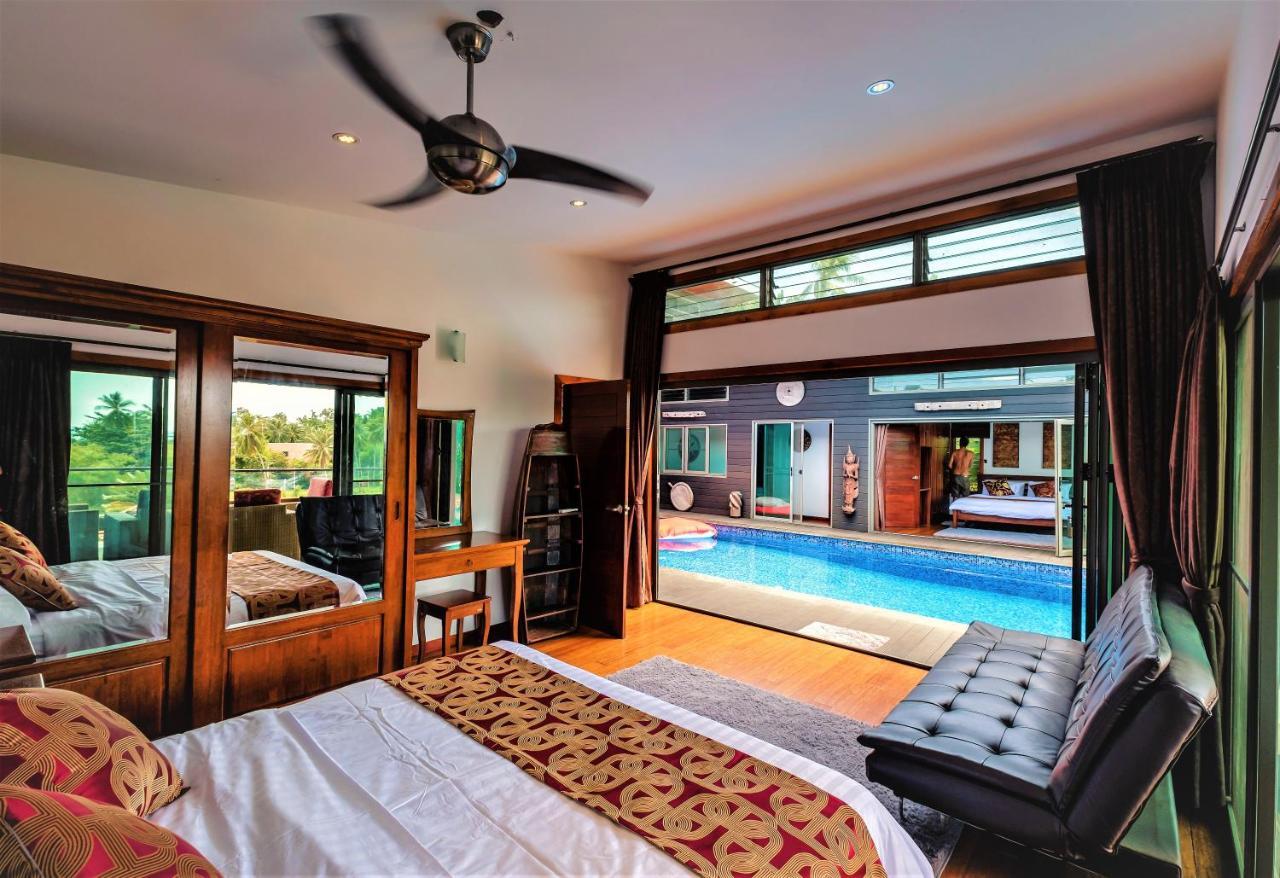 Stunning Villa With Ocean Views And Free Car Lamai Beach  Exterior photo