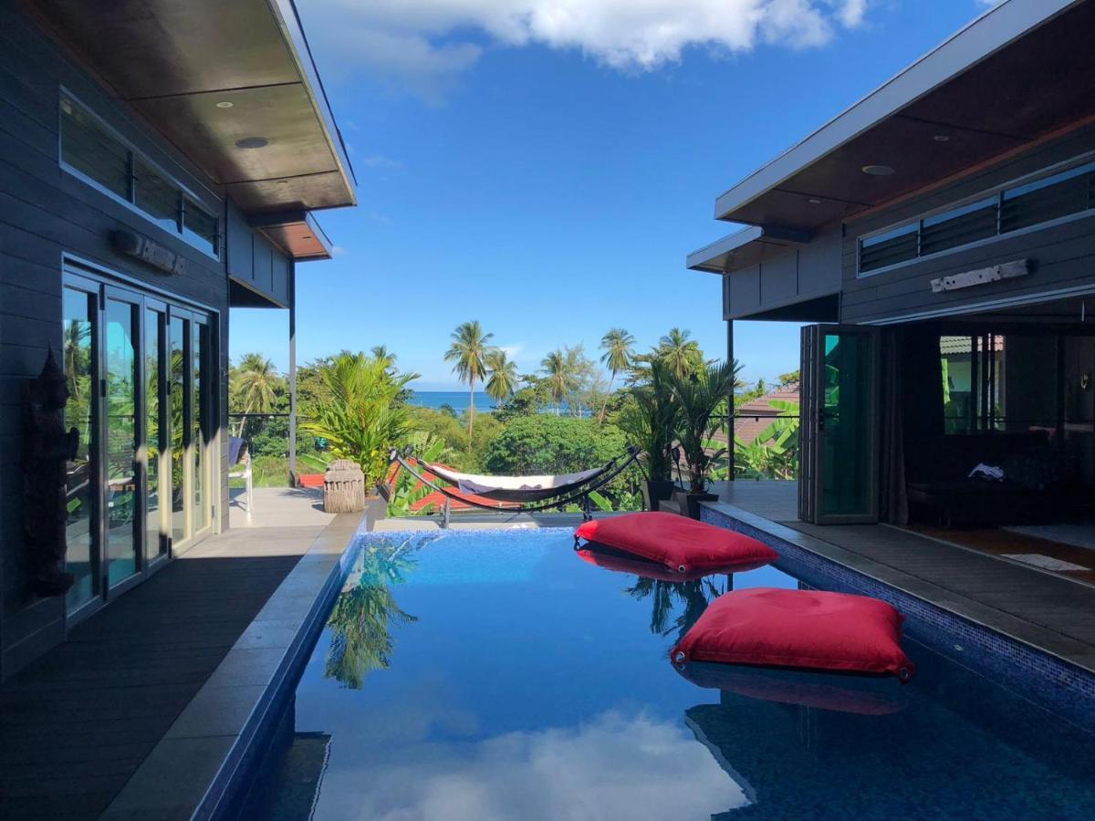 Stunning Villa With Ocean Views And Free Car Lamai Beach  Exterior photo